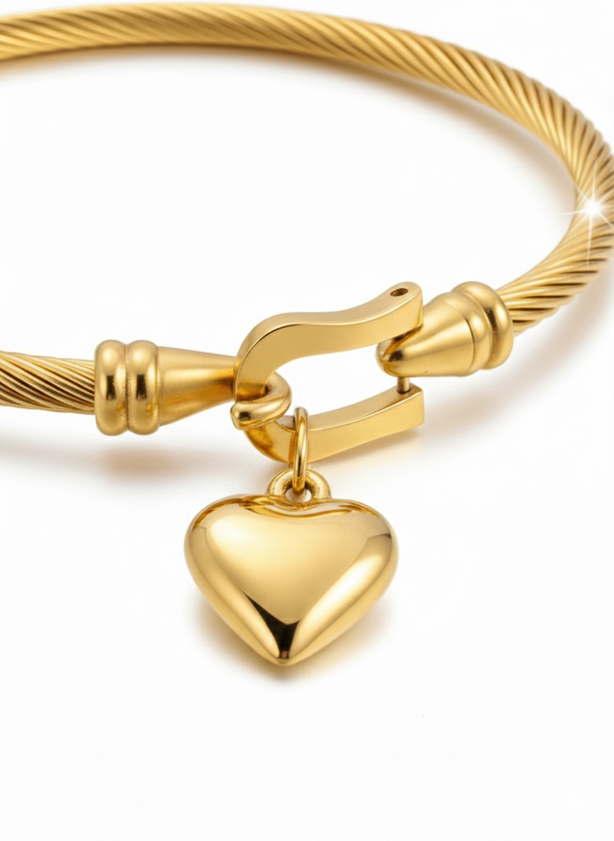 PULSEIRA AMORE | ACABAMENTO EM OURO