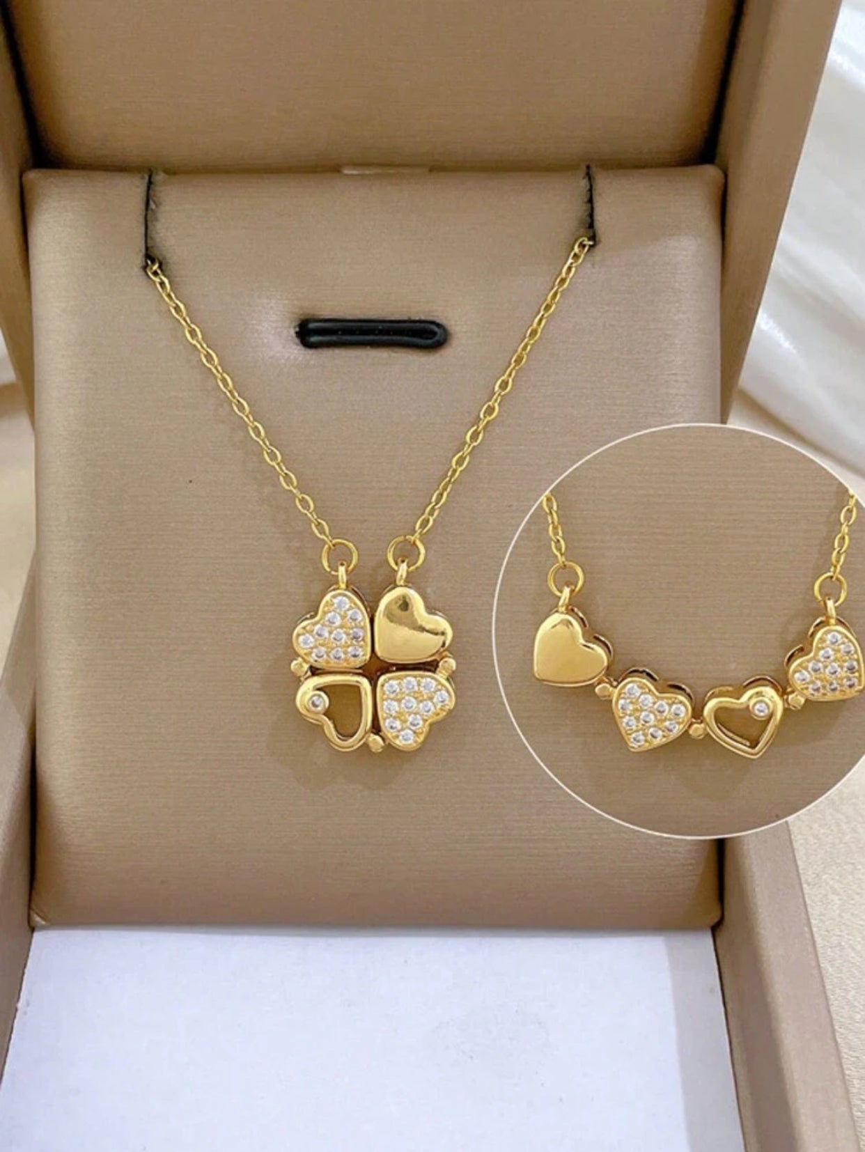 Colar Lucky Heart | Folheado a ouro