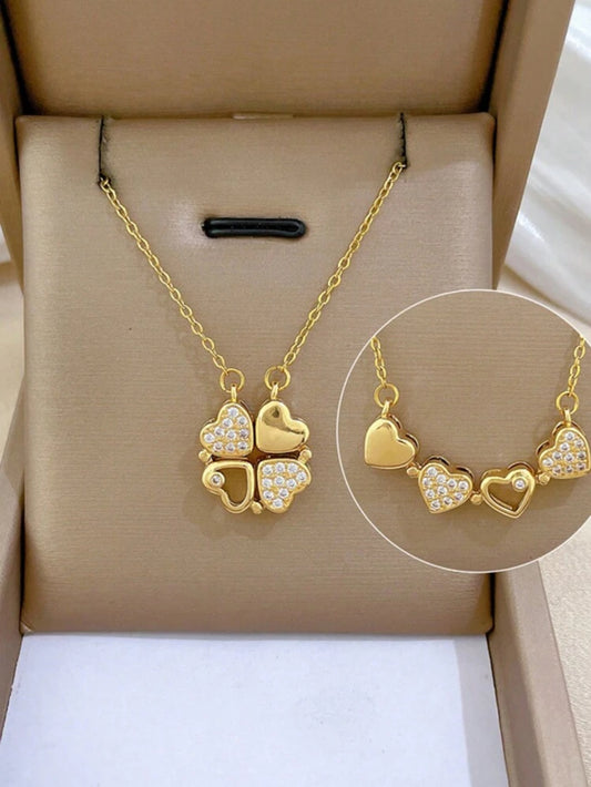 Colar Lucky Heart | Folheado a ouro