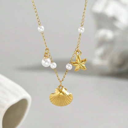 Colar Ocean Dreams| Folheado a ouro