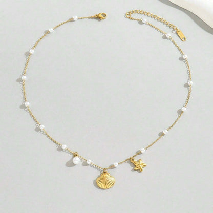 Colar Ocean Dreams| Folheado a ouro