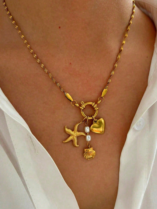 Colar Ocean Dreams | Folheado a ouro