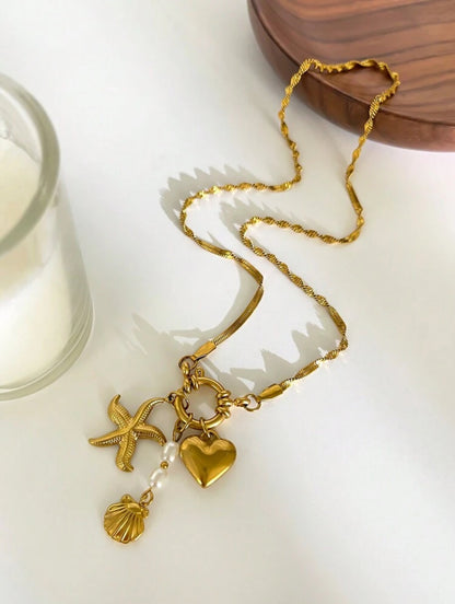 Colar Ocean Dreams | Folheado a ouro